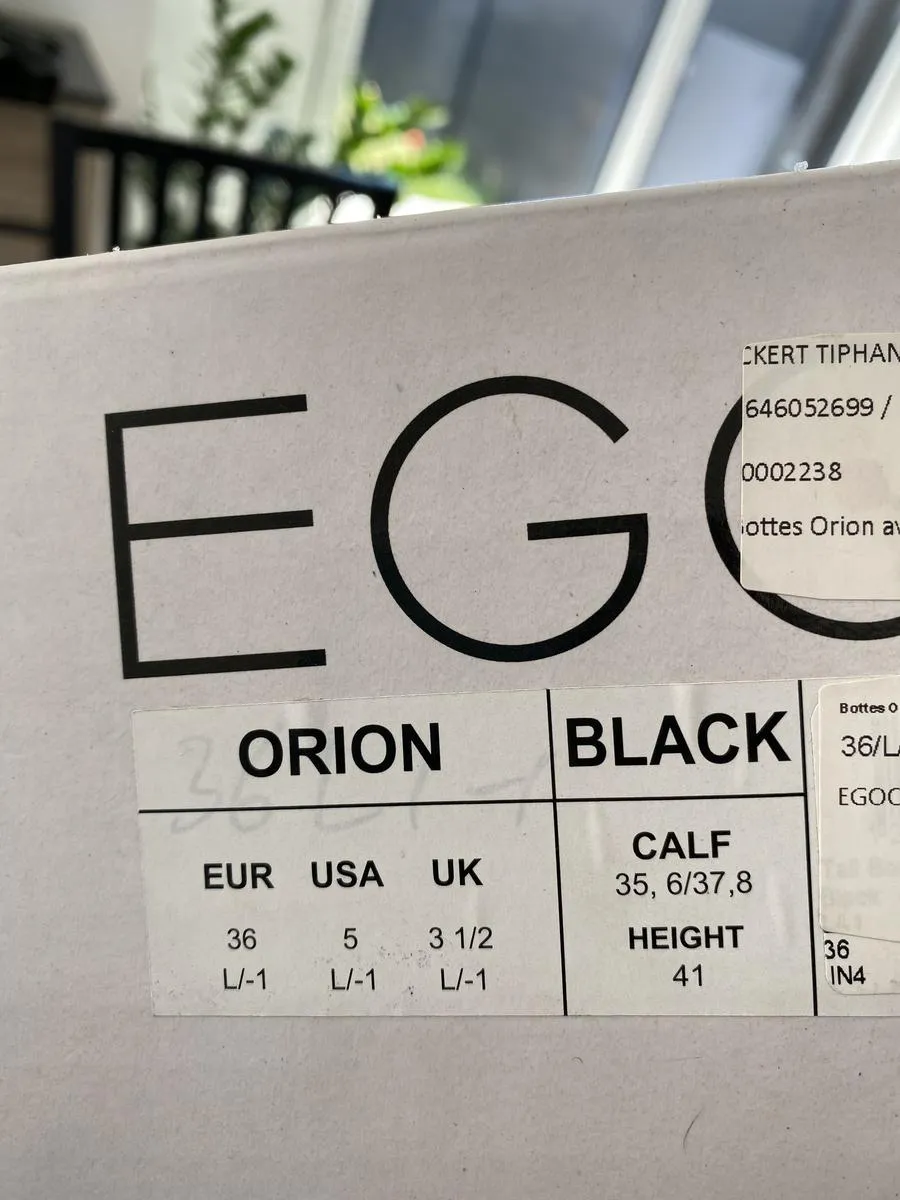 Bottes Ego7