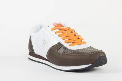 Chaussures Redskins Disca blanc et marron.