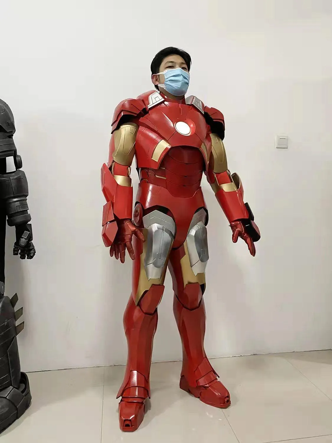 Costume iron man pour personne réelle, armure complète portable | costume de robot pour adultes et enfants | costume de cosplay 