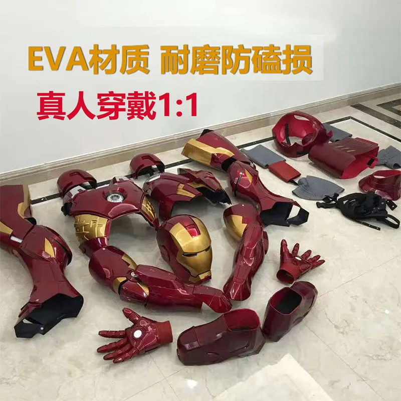 Costume iron man pour personne réelle, armure complète portable | costume de robot pour adultes et enfants | costume de cosplay 