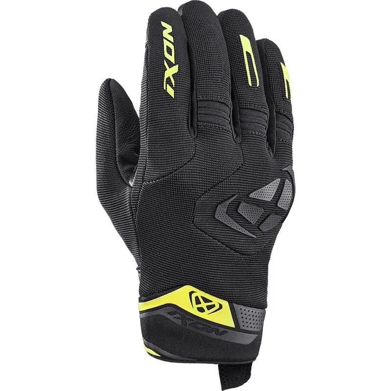 Gants MIG 2 IXON noir/jaune - MAXXESS.FR, Gants moto été