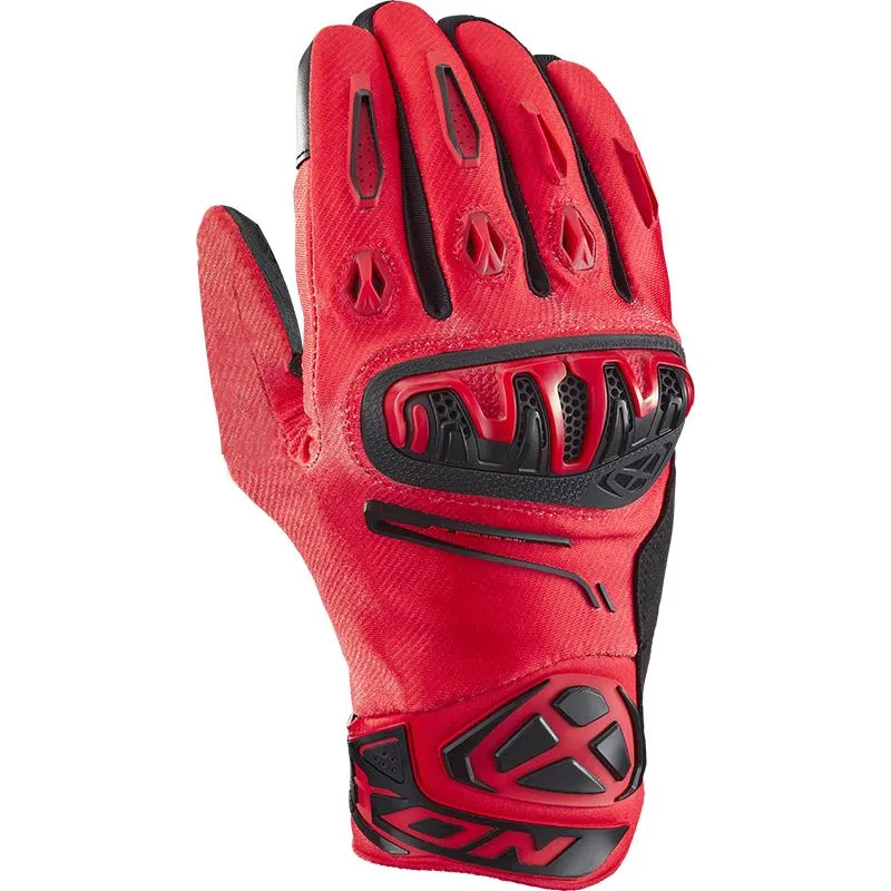 Gants MIRAGE AIR IXON rouge/noir - MAXXESS.FR, Gants moto été
