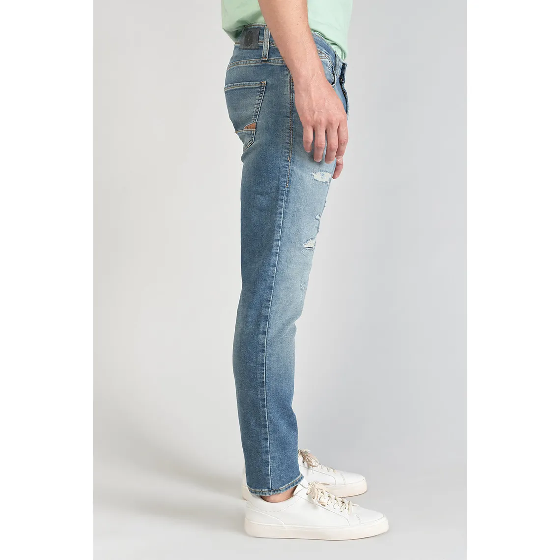 Jeans ajusté BLUE JOGG 700/11, longueur 34 bleu en coton Chad | 3 Suisses