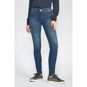 Jeans push-up slim taille haute PULP, longueur 34 bleu en coton Hazel | 3 Suisses