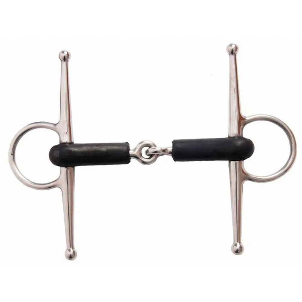 Mors aiguille caoutchouc T de T pour cheval
