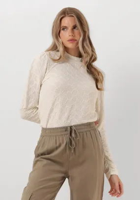 nukus merida top chain hauts & t-shirts en blanc