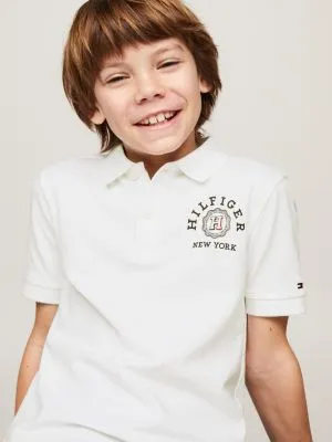 Polo coupe standard Hilfiger Monotype | Blanc | Tommy Hilfiger