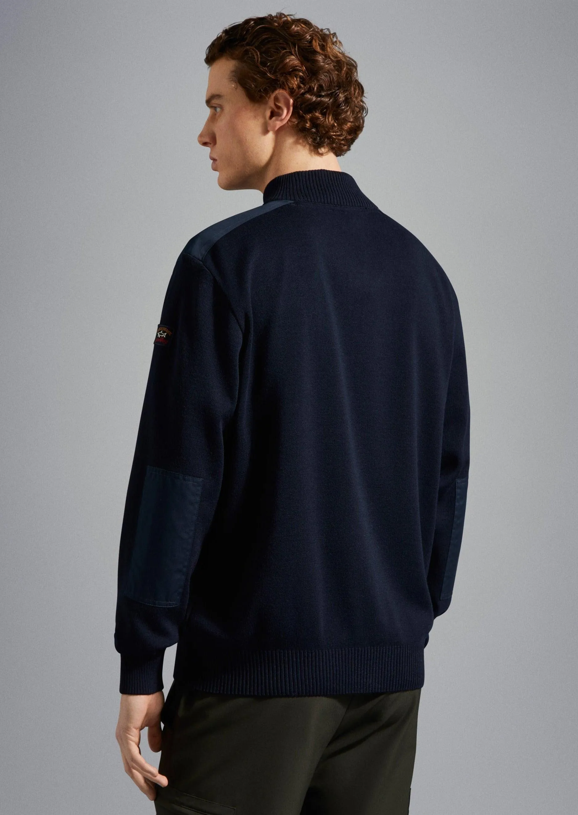 Pull demi-zip Paul & Shark marine