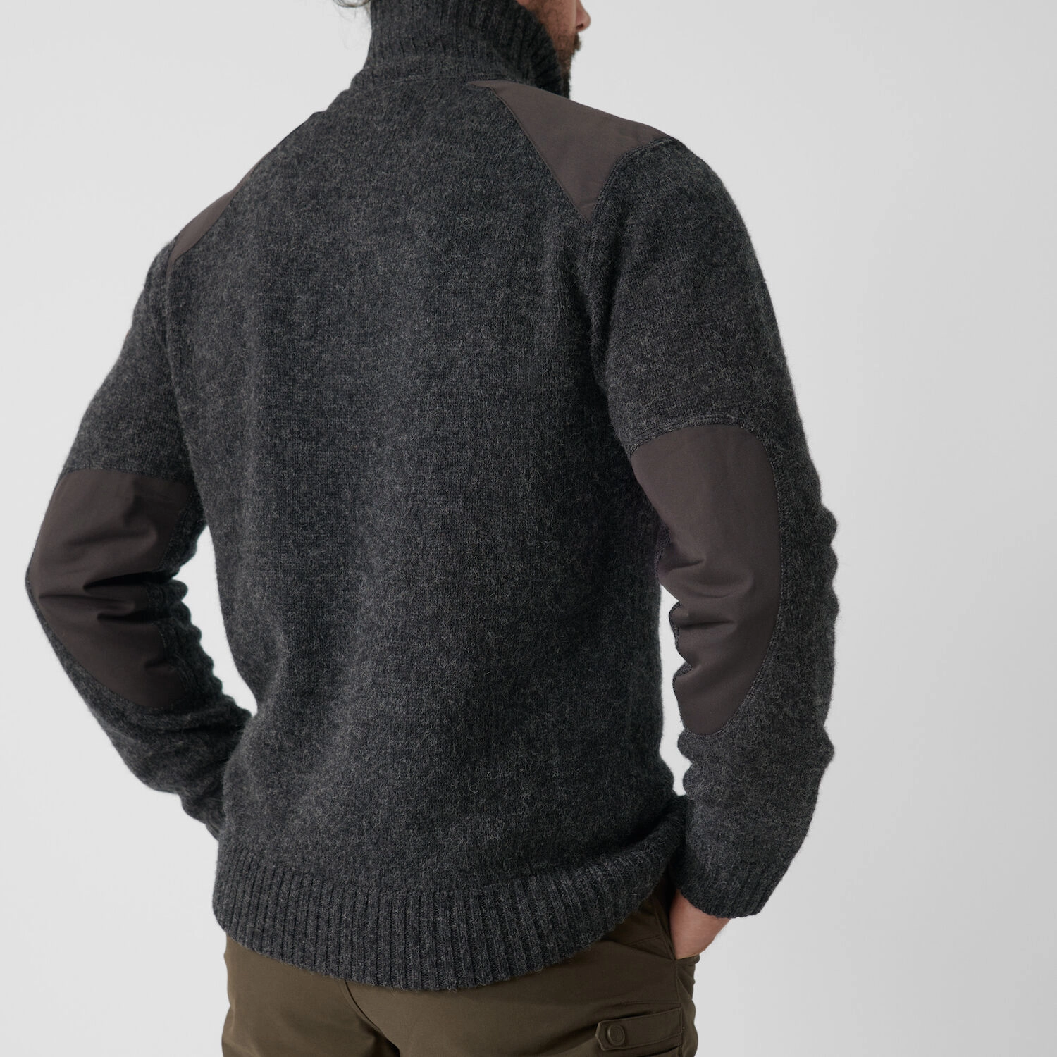 Pull-Over Fjällräven Men Koster Sweater M Dark Grey