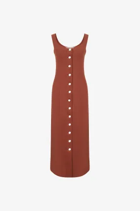 Robe bustier longue en lin