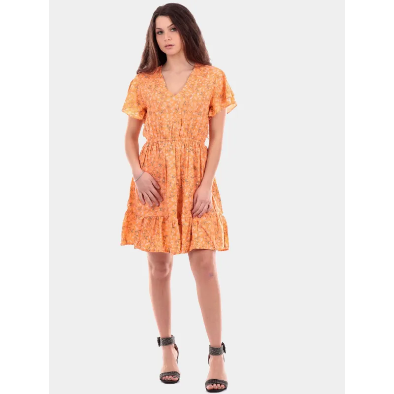Robe fluide renodo framboise rose femme - Morgan | wimod