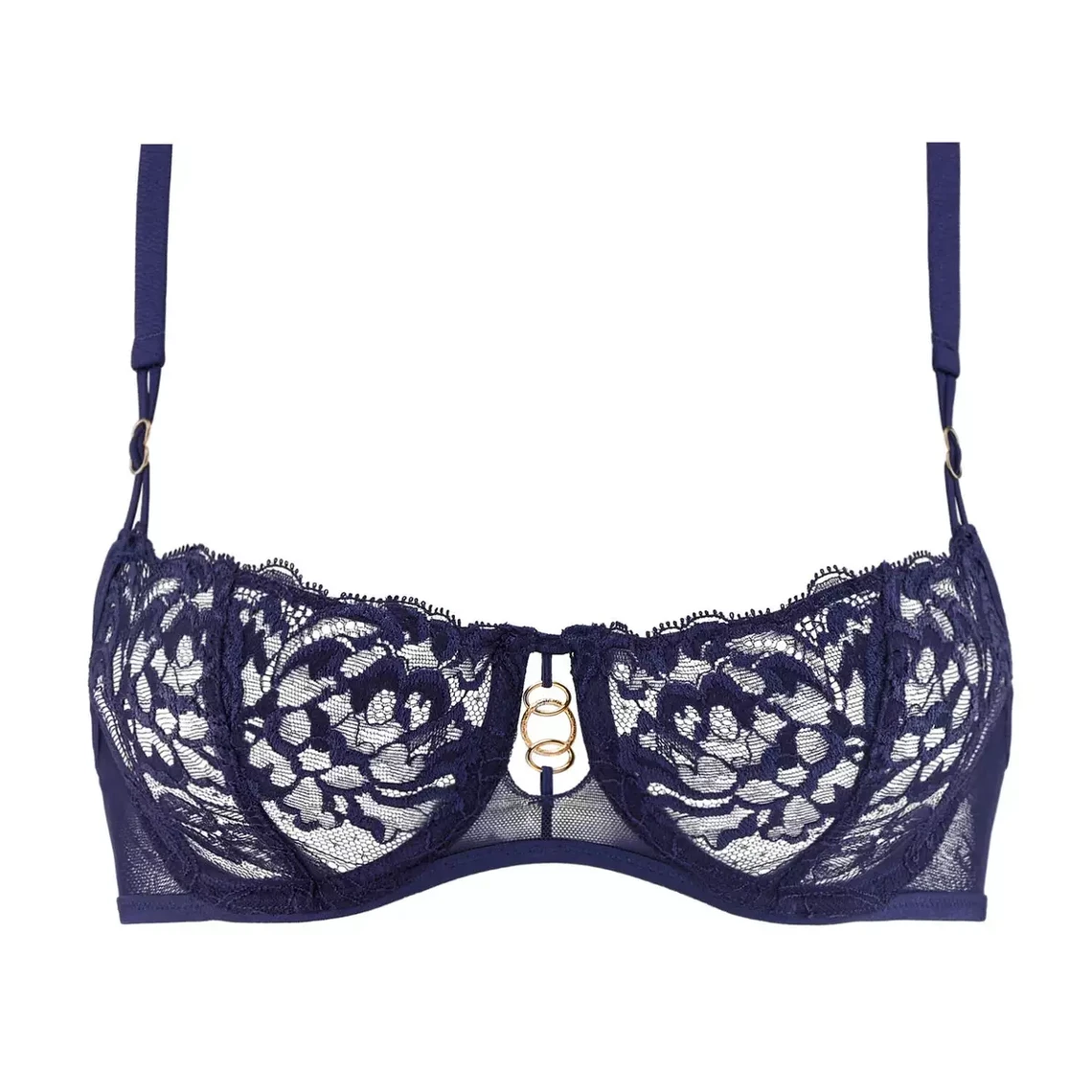 Soutien-gorge corbeille en dentelle bleu | 3 Suisses