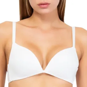 Soutien-gorge triangle paddé sans armatures Pure milk Verdissima