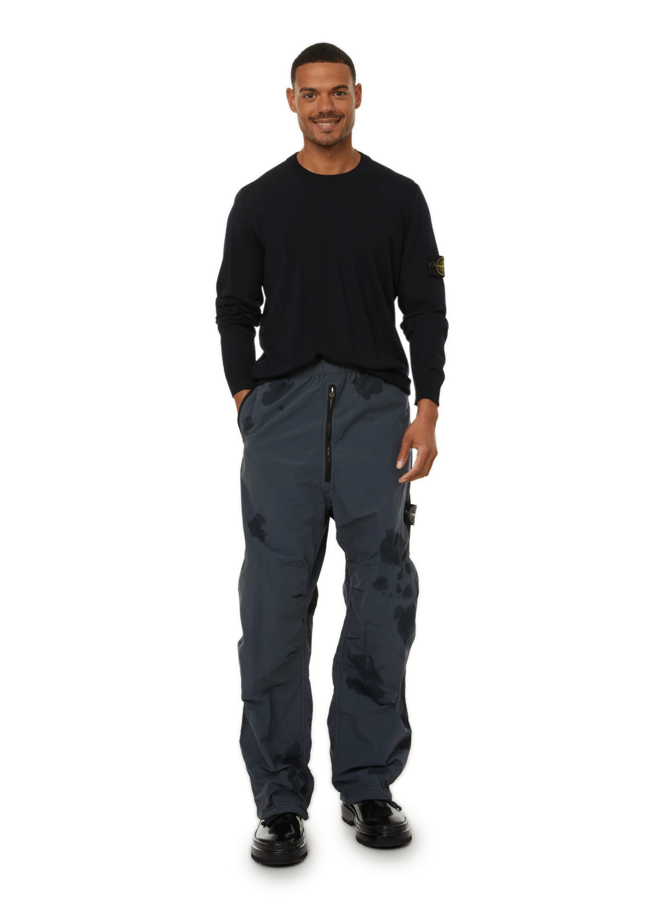 STONE ISLAND  Pull en laine - Bleu