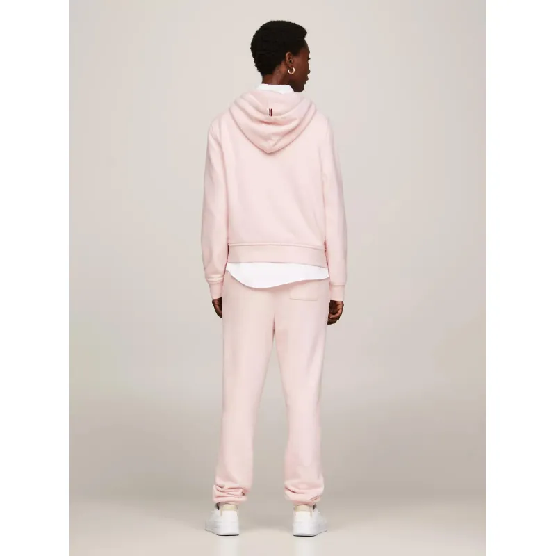 Sweat à capuche relax 1985 rose femme - Tommy Hilfiger | wimod
