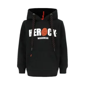 Sweater avec capuchon enfant Hero Kids Noir - Herock