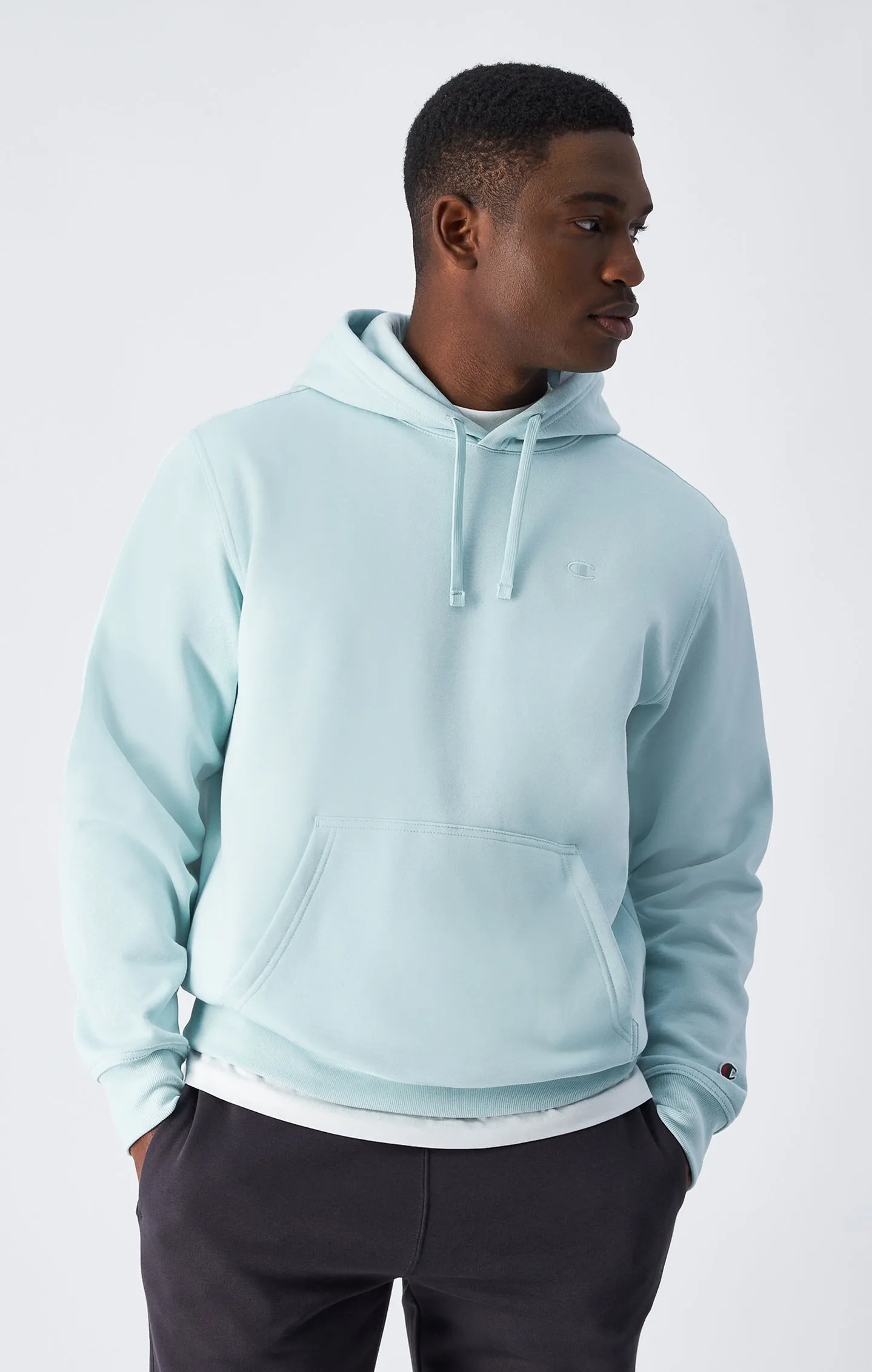 Sweatshirt à capuche en molleton avec logo ton sur ton | Champion France