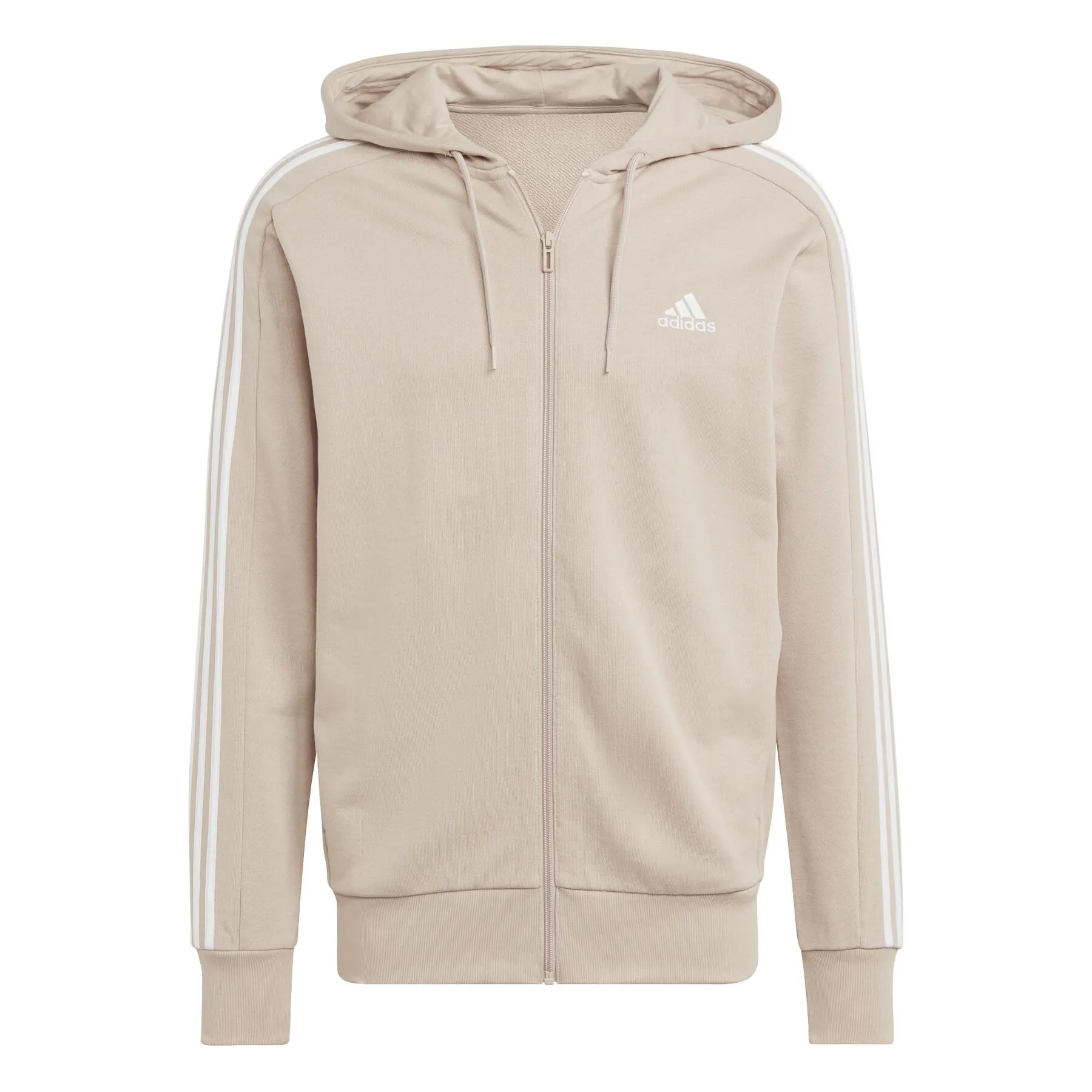 Sweatshirt à capuche zippé adidas 3-Stripes Essentials French Terry