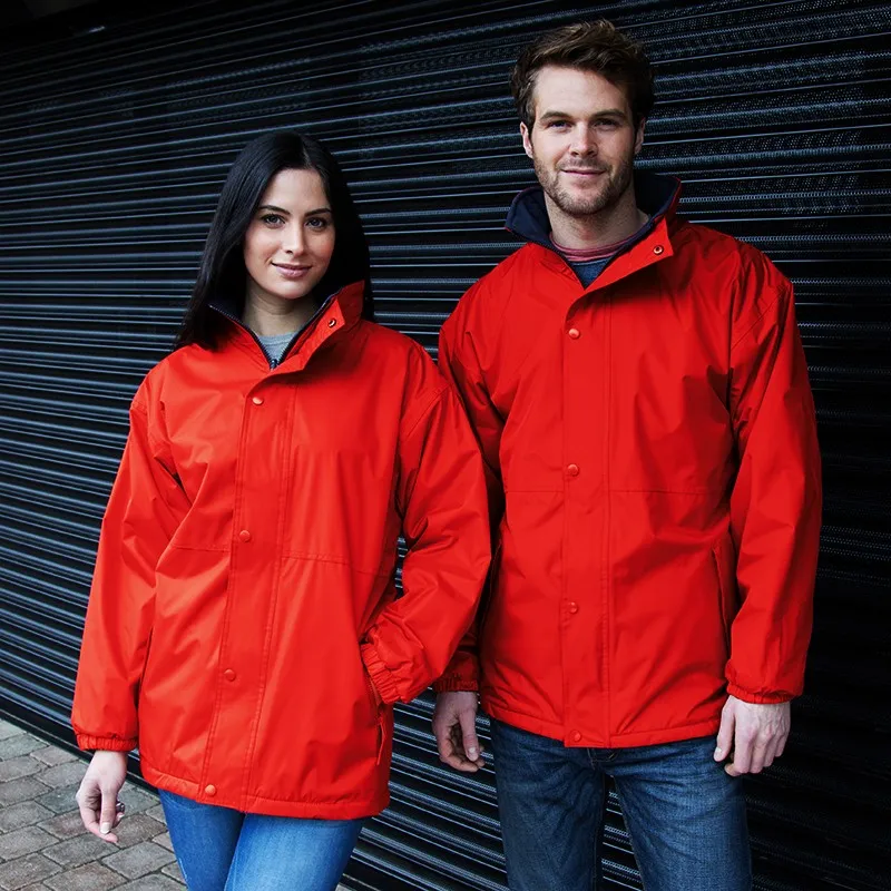 Veste reversible capuche imperméable polyester 200 grs-m2 et polaire 280 grs-m2 unisexe Result